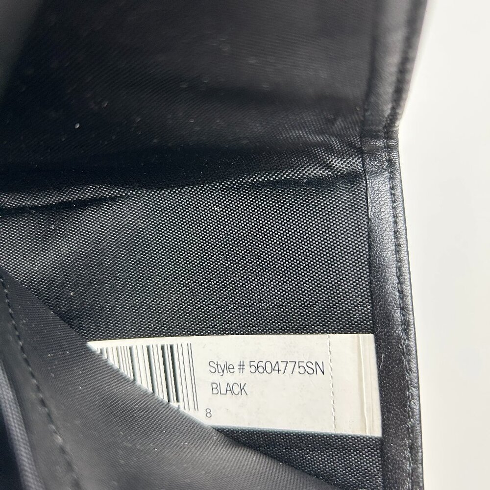 Kenneth Cole Reaction Soft Black Leather Bifold Wallet